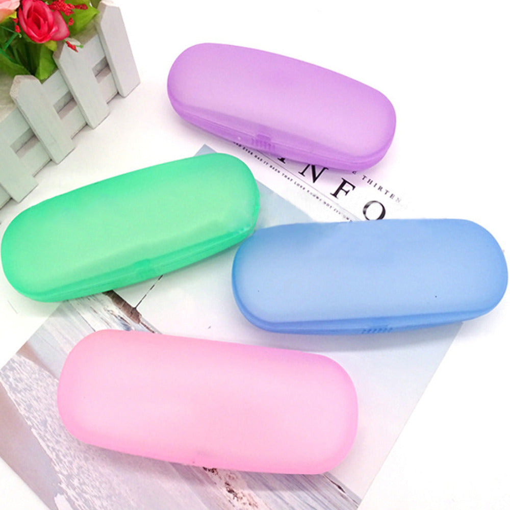 Clear Sunglasses Case Hard Plastic Plain Glasses Holder Box Portable