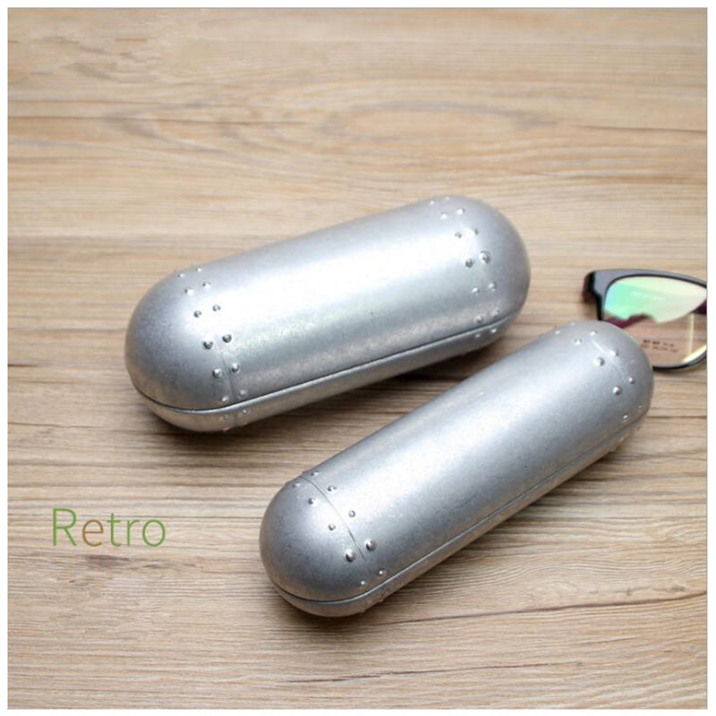 Tube Aluminum Spectacles Eyewear Case for Reading Glasses or Sunglasses Holde