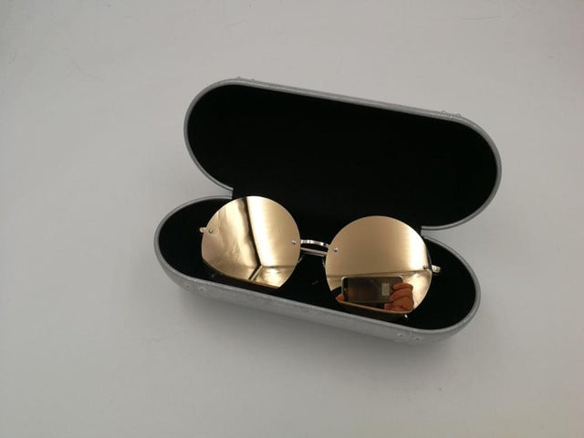 Tube Aluminum Spectacles Eyewear Case for Reading Glasses or Sunglasses Holde