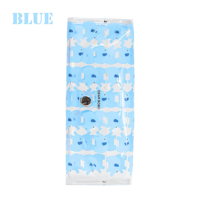 1PC Cute Unisex Clear Sunglasses Glasses Case Transparent Spectacle Storage