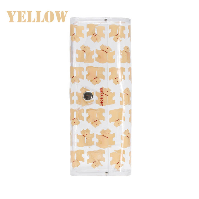 1PC Cute Unisex Clear Sunglasses Glasses Case Transparent Spectacle Storage