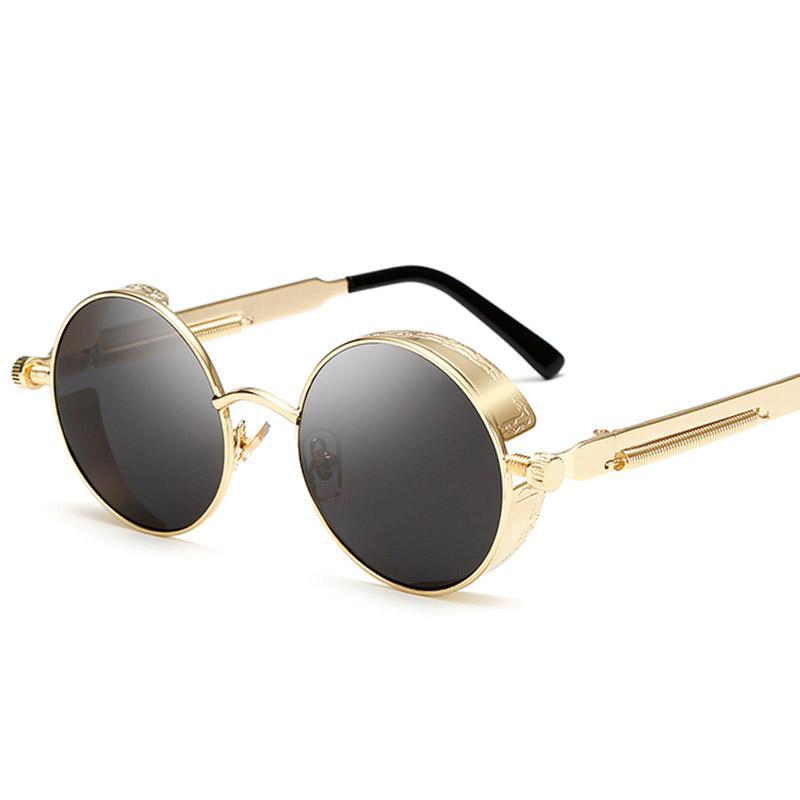 Steampunk Mens Sunglasses Vintage Metal Men