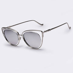 Metal Frame Cat Eye Women Sunglasses Female Sunglasses