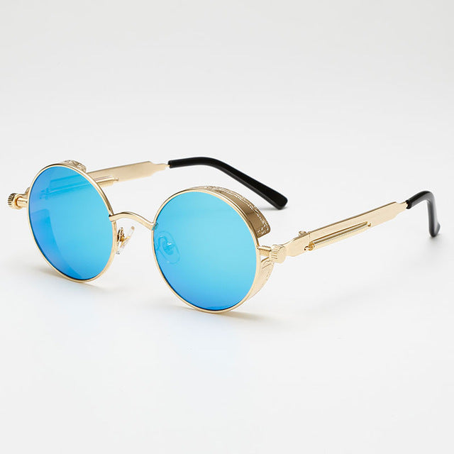 Steampunk Mens Sunglasses Vintage Metal Men