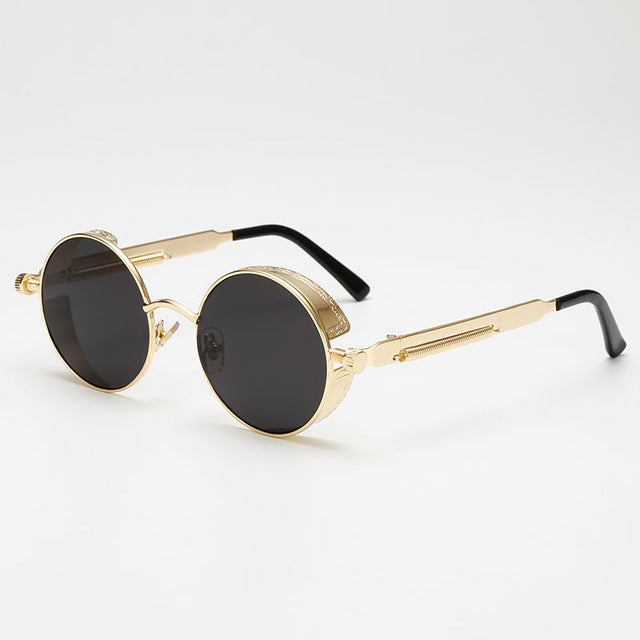Steampunk Mens Sunglasses Vintage Metal Men