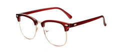 Half Metal Sunglasses Men