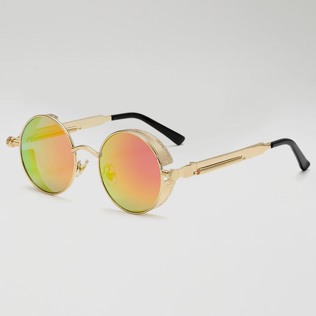 Steampunk Mens Sunglasses Vintage Metal Men