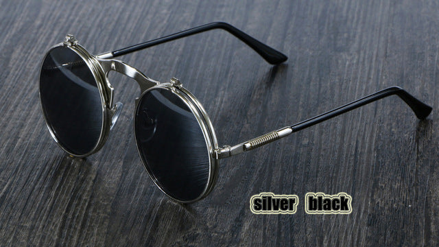 Sunglasses Round Metal Women Style