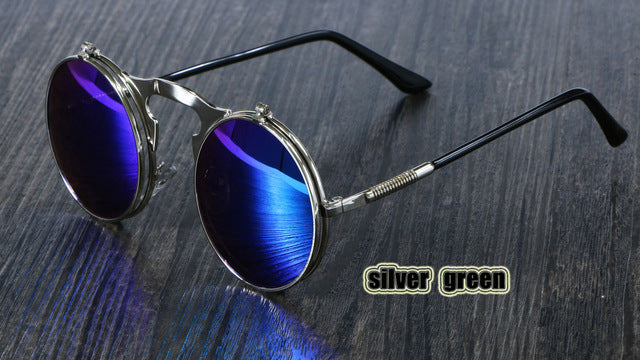 Sunglasses Round Metal Women Style