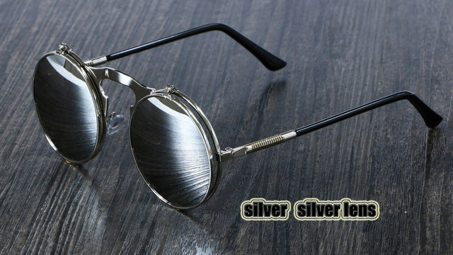 Sunglasses Round Metal Women Style