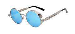 Round Metal Sunglasses Steampunk Men