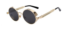 Round Metal Sunglasses Steampunk Men