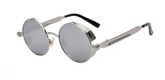 Round Metal Sunglasses Steampunk Men