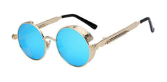 Round Metal Sunglasses Steampunk Men