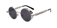 Round Metal Sunglasses Steampunk Men