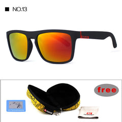 Mirror Polarized Sunglasses Men Square Sport Sun Glasses