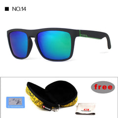 Mirror Polarized Sunglasses Men Square Sport Sun Glasses