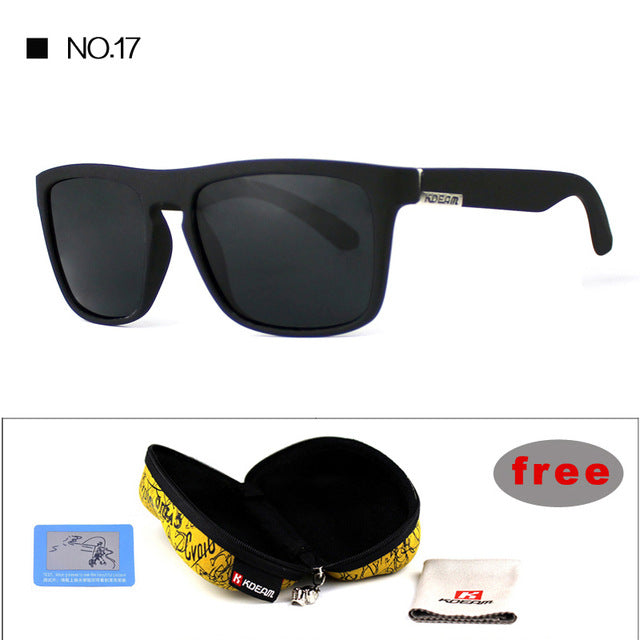 Mirror Polarized Sunglasses Men Square Sport Sun Glasses