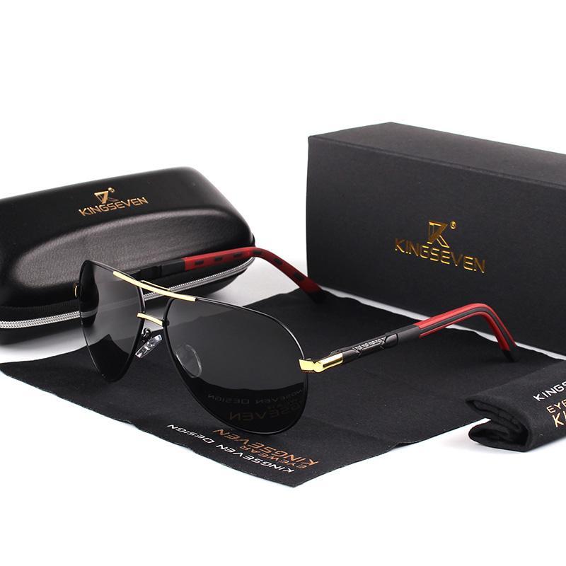 Men Vintage Aluminum HD Polarized Sunglasses Classic