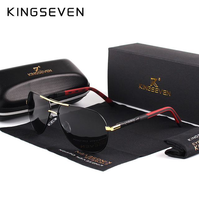 Men Vintage Aluminum HD Polarized Sunglasses Classic