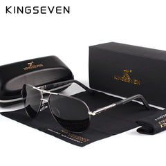 Men Vintage Aluminum HD Polarized Sunglasses Classic