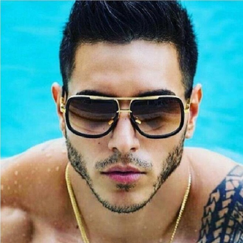 Square Sunglasses Men Women Luxury