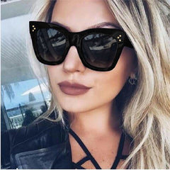 Fashion Square Sunglasses Women Cat Eye Luxury