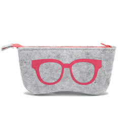 Colorful Sunglasses Case For Women Men Glasses Box Felt Sunglasses