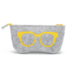 Colorful Sunglasses Case For Women Men Glasses Box Felt Sunglasses