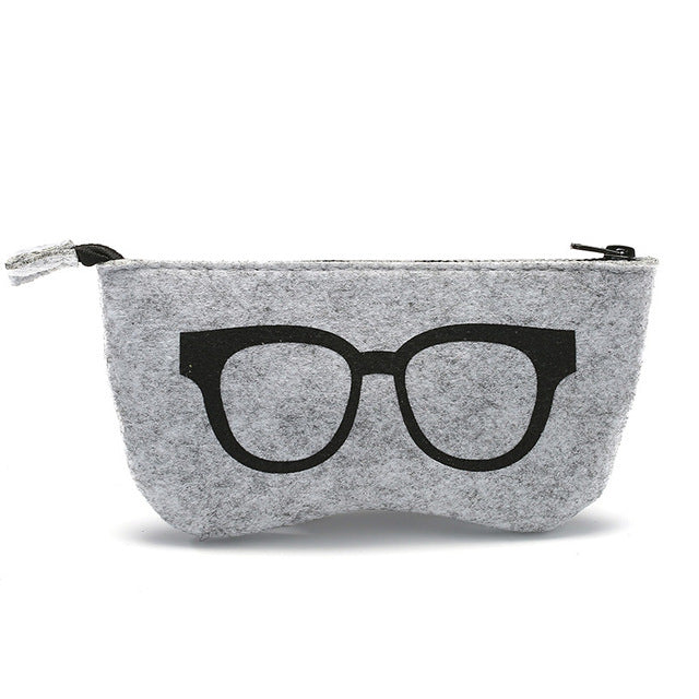 Colorful Sunglasses Case For Women Men Glasses Box Felt Sunglasses