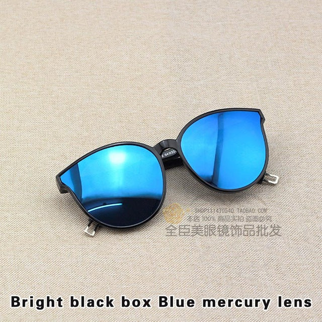 The legend of the sea blue new sunglasses Han edition