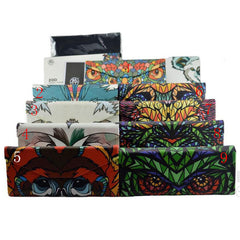 Fashion Fold Up Sunglasses Case Women Men Owl Animal Print Glasses Box