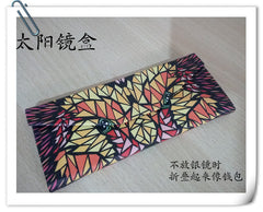 Fashion Fold Up Sunglasses Case Women Men Owl Animal Print Glasses Box