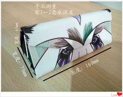 Fashion Fold Up Sunglasses Case Women Men Owl Animal Print Glasses Box