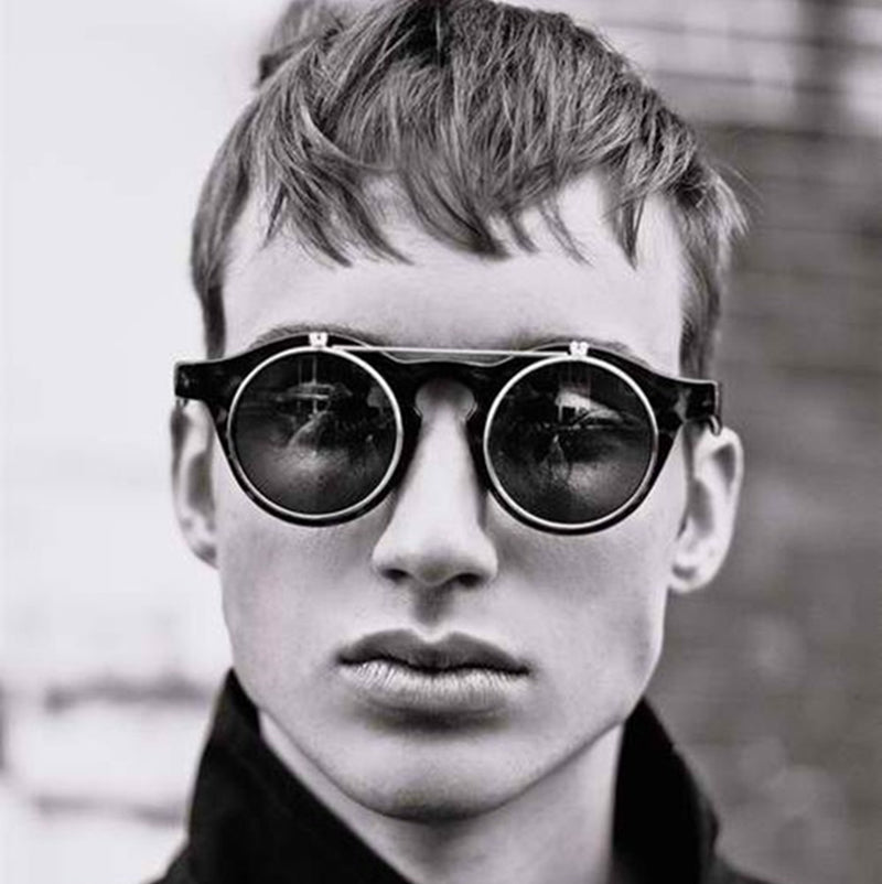 Fashion Vintage Round Retro SteamPunk Sunglasses