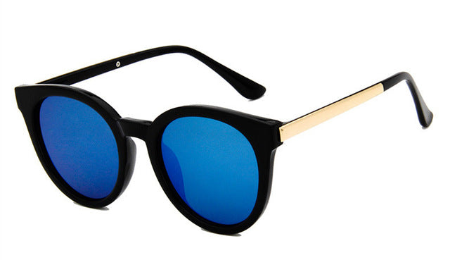 Cat eye pink sunglasses woman shades mirror female