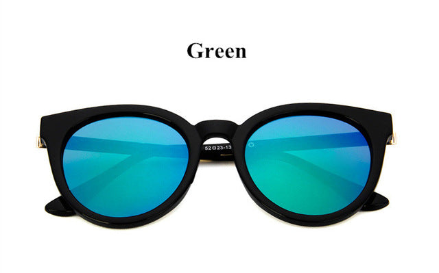Cat eye pink sunglasses woman shades mirror female