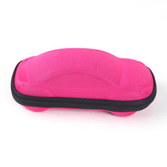 Kids Sun Glasses Eyeglasses Protector Case Car Shaped Zipper Box