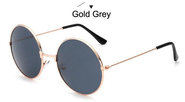 Round Metal Frame Sunglasses Men Women