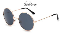 Round Metal Frame Sunglasses Men Women