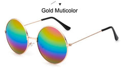 Round Metal Frame Sunglasses Men Women