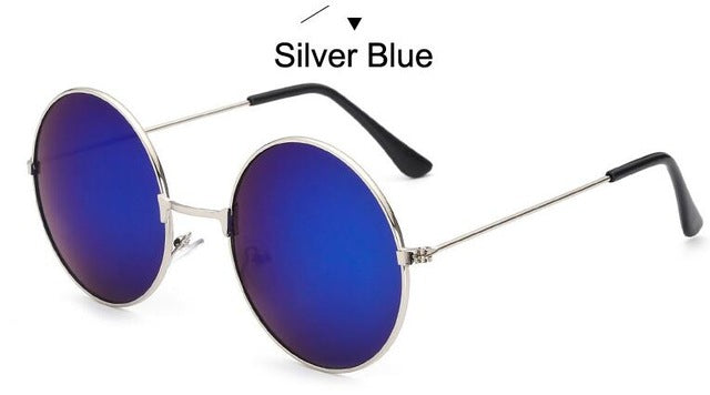 Round Metal Frame Sunglasses Men Women