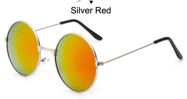 Round Metal Frame Sunglasses Men Women