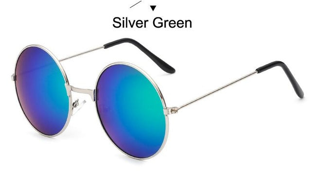 Round Metal Frame Sunglasses Men Women