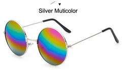 Round Metal Frame Sunglasses Men Women