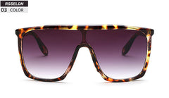 Square Oversized Sunglasses Women