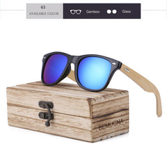 Bamboo Sunglasses Men Wooden glasses Women