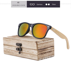 Bamboo Sunglasses Men Wooden glasses Women