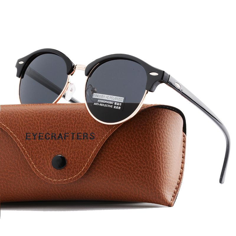 Polarized Round Sunglasses Mens Womens