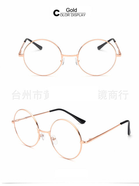 Retro Round Glasses Colorful Frame